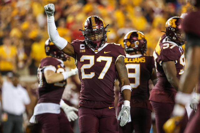 Tyler Nubin, Minnesota Golden Gophers (August 31, 2023)